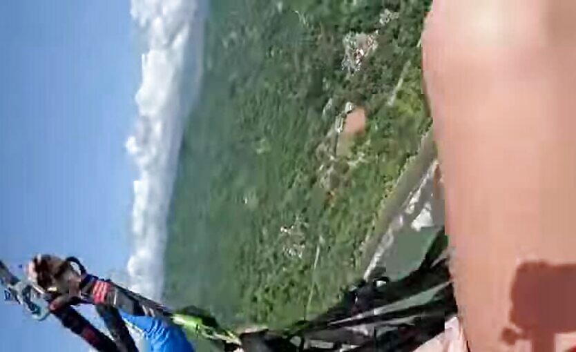 Teen Squirting In Air During Paragliding And Fuck After That