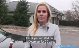 Public Agent Hot Czech Milf With Huge Tits Gets Fucked In Car