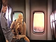 Handjob On An Air Plane