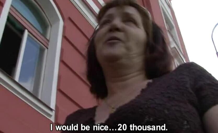 Czech Streets 25 Jana Czech Mature 48 Yo