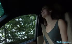 Public Agent Czech Teen Brunette Hardly Fucked In Car For Money