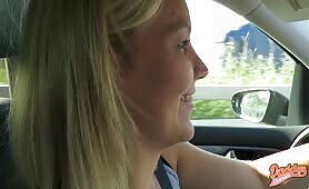 Schwanz ENTSAFTET Wa?hrend ICH Auto Fahre!