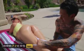 Brazzers Petite Blonde Bailey Brooke Gets Oiled And Fucked