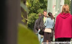Czech Experiment Public Sex With Amateur Guy In Park