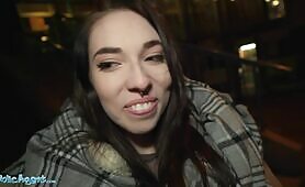 Public Agent Italian Slut Loves Sperm And Money