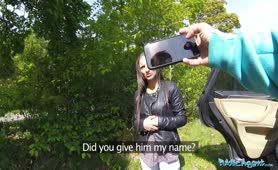 Public Agent Brunette With Big Tits Fucked On Public