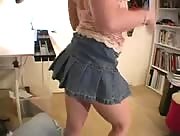 Cute Petite Blonde Gives A Great Slow Messy Handjob