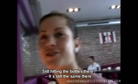 Czech Streets Sex With Hot Czech Customer On Toilet