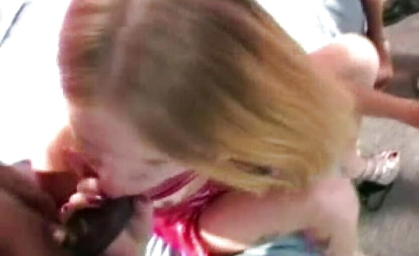 Blonde Bitch Screws Tons Of Black Guys