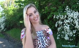 Public Agent Busty Blonde Takes Money For Public Fucking