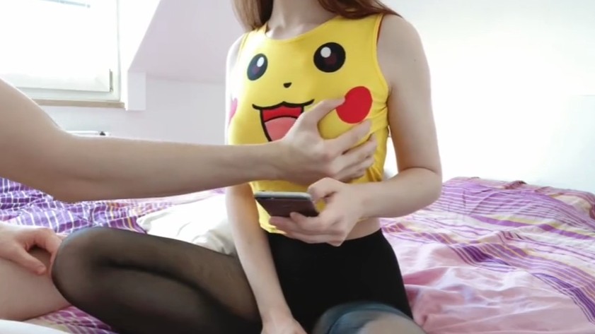 Perfect Babe In Pikachu T Shirt Gets Fucked