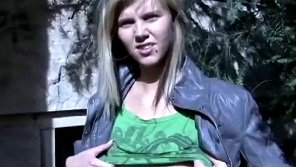 Czech Streets Hot Czech Teen Shows Him More Than Tits For Money