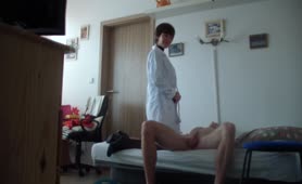 Horny Doctor Fucks His Patitent In Her Home