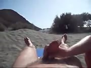 Im Jerking My Man Off At The Beach