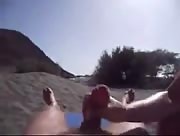 Im Jerking My Man Off At The Beach