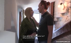 SellYourGF Blonde Russian Teen Hardly Fucked On Carpet