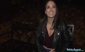 Public Agent Beautiful Spanish Brunette Gets Fucked On Public