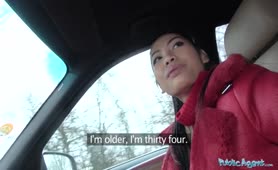 Public Agent Asian Babe Sucks Him And Fucking For Money