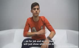 Czech Gay Casting 19 Years Old Pepa At Gay Casting