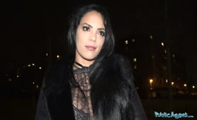 Public Agent Busty Latina Enjoys Great Fuck For Money In His Place