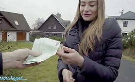 Public Agent Long Haired Bitch Is Riding Big Dick