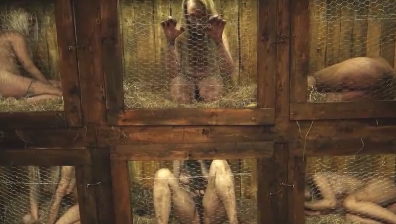 Horror Porn Crazy Man Inmates Young Girls In Cages.
