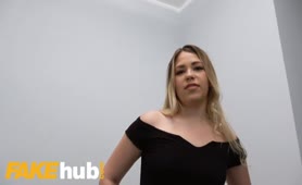 Fake Agent Sweet Teen Babe Enjoys Casting