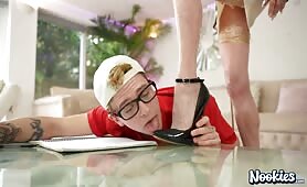 NOOKIES Skinny Granny Age 60 Year Old Granny Jacy FUCKS Students