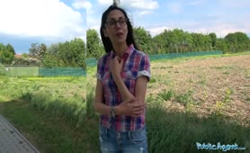 Public Agent Czech Brunette With Small Tits Gets Fucked Outdoors