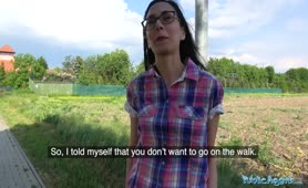 Public Agent Czech Brunette With Small Tits Gets Fucked Outdoors