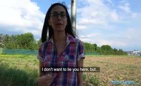 Public Agent Czech Brunette With Small Tits Gets Fucked Outdoors