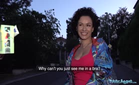 Public Agent Hairy Russian Milf Need Some Money