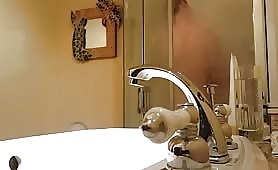 Camera Records His Sister In Bathroom