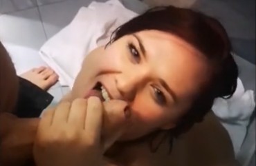 MyDirtyHobby Busty Bunette Amateur And Her Boyfriend In Action