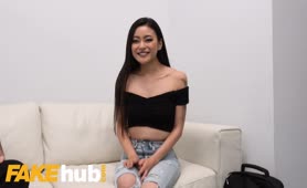 Fake Agent Asian Beauty Rae Lil Black In Action