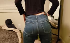 Cute Brunette Teen Masturbates In Her Room