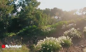 Fucking In Nature With Pretty Hot MySweetApple