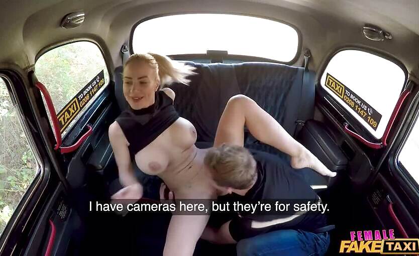 Female Fake Taxi Sad Boy Licks Her After A Breakup