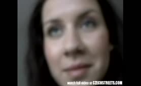 Czech Streets Pretty Czech Brunette Loved Public Sex And Money