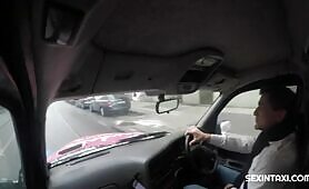 Czech Bitch Gets Fucked In Taxi Cab