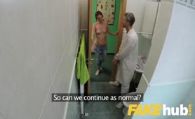 Fake Hospital Czech Brunette Babe Takes Care About Doctors Cock