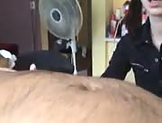 Cute Petite Teen Gives An Awesome Handjob