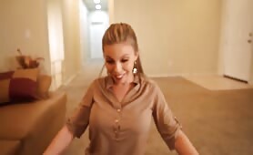 MILF Catches Step Son Jerking Off