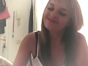 Cue Amateur Straddles Her Mans Big Cock And Jerks Him Off