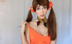 IndigoWhite Masturbates As D.va