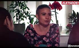 Horny Hostel Monster Black Cock Ready For Short Haired Gabi Gold