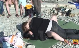 Nude Beach Dreams Amateurs Enjoys Sex At Real Nude Beach