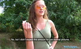 Public Agent Pretty 19 Years Old Brunette Teen Fucked Outdoors