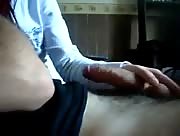 Homemade Amateur Jerks A Lucky Guy
