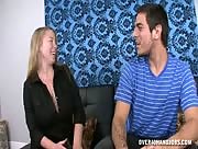 Slutty Mom Desiree Deluca Jerking Step Son